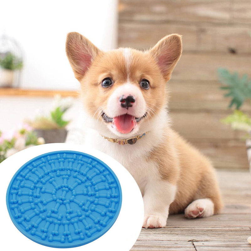 #A Pet Dogs Cats Slow Food Bowls with Suction Slow Feeders Treat Dispensing Pad