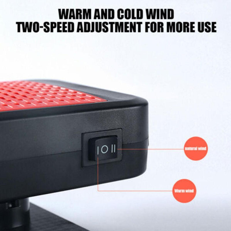1*Car Windshield Heating Cooling Fan 12V 200W Quick Heater Defroster Demister~