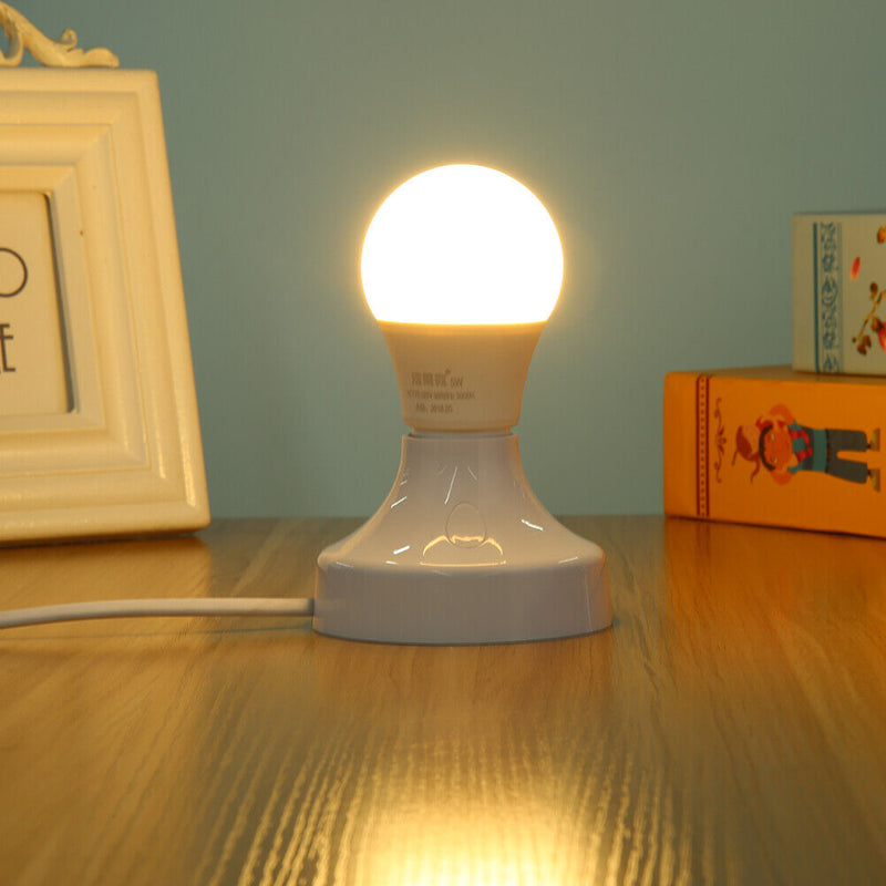 E27 Wireless Remote Control Lamp Holder 85-285V Light Base Socket EU Plug