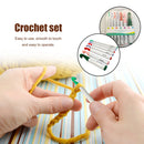 7pcs Colorful Thick Crochet Hook Set Weave Wool Sweater Scarf Accessories Newly