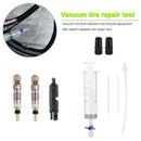 60ml MTB Road Bike Tubeless Tyre Sealant Injector Syringe Tool Kit (Black) Newly