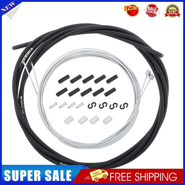 MEROCA Mountain Road Bike Cable Bicycle Brake Inner Wire Tips (Shift Black)