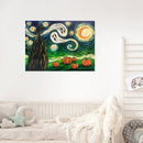 5D DIY Halloween Night Full Round Drill Diamond Painting Kit Mosaic Art Newly