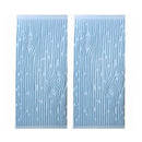 2 Pack Fondant Mold Easy Clean Fondant Cake Mold Non-slip for Baking Pastry T