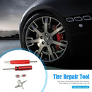 4pcs Tire Schrader Valve Core with Dual Single Head Remover+4-Way Valve Too