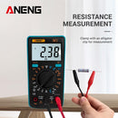 ANENG LCD Digital Multimeter Voltage/Current/Resistance/NCV Meter (Blue)