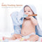 Baby Wooden Silicone Feeding Spoon Toddlers BPA-free Tableware (5) Newly