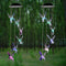 Solar LED Color Changing Wind Chime Lamps Hummingbird Pendant Lights (C) Newly