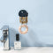 Punchfree Bathroom Storage Rack Washbasin Wall Organizer Hanger (Black Cat)