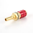 Water Cooled Gas Adapter Quick Connector for MIG TIG Welding Torch (Red) Newly