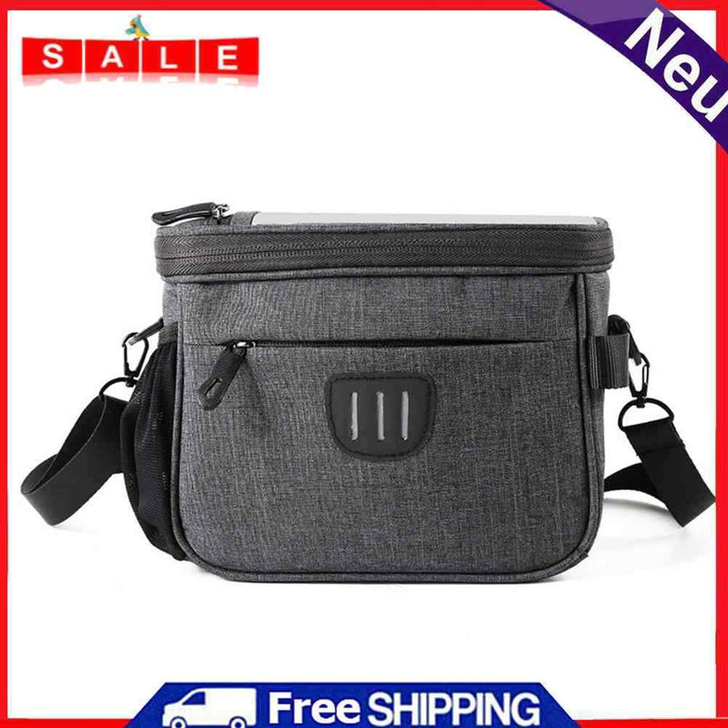 Mountain Bike Carrier Pouch Bicycle Front Handlebar Touch Screen Pannier Bags