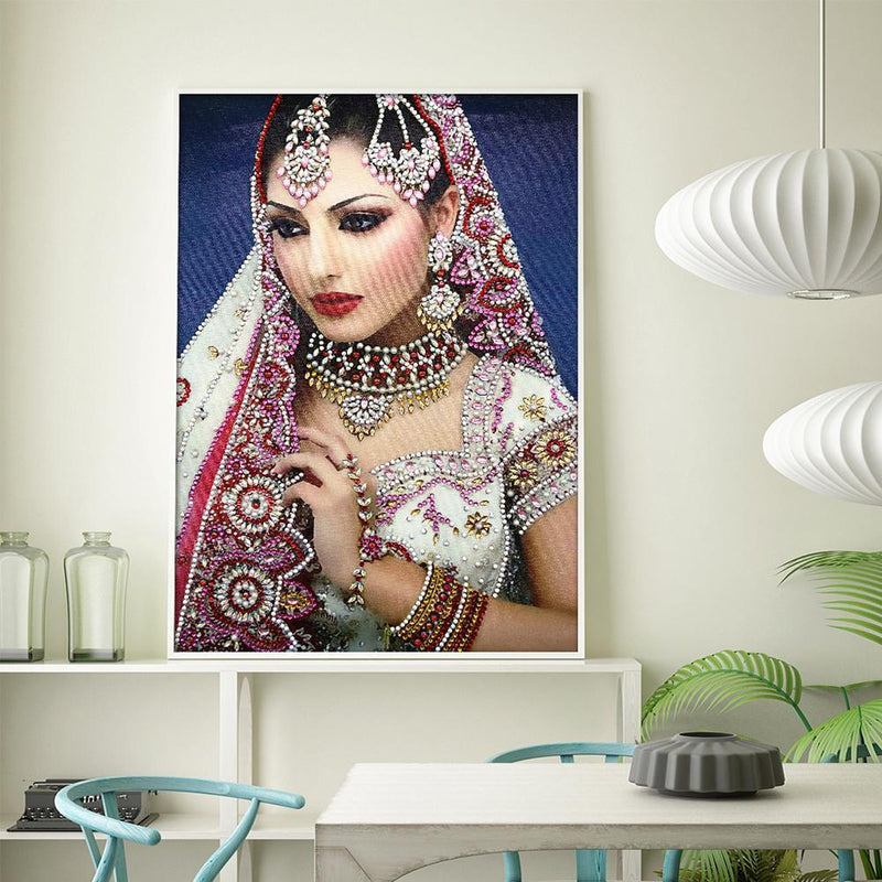5D DIY Special Shaped Diamond Painting Beauty Embroidery Mosaic Kits Home Decor