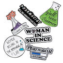 Chemistry Badge Chemical Beaker Cute Badges Brooches Enamel Pin Lapel Pin