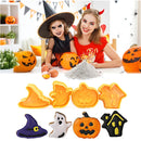 Halloween Biscuit Mold Halloween Pumpkin Ghost Theme Cookie Cutter Plunger