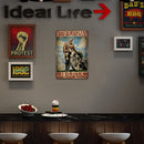 Motorcycle Riding Notes Sheet Metal Drawing Metal Painting Tin Wall Home Po