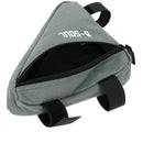 Triangle Cycling Bike Bicycle Front Tube Frame Pouch Bag(Gray) A Newly