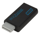 WII to HDMI-compatible Converter Full HD 1080P Wii 2 Adapter 3.5mm (Black) Newly