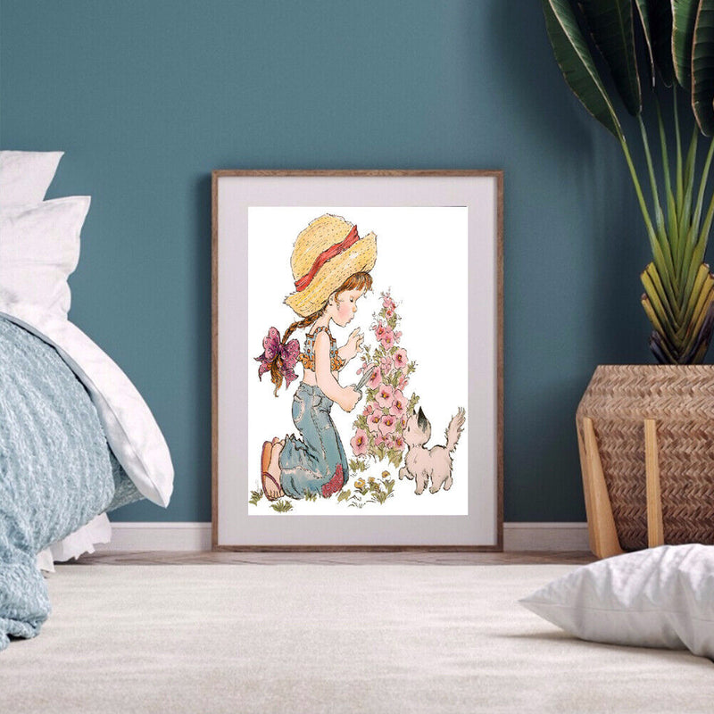 5D Diamond Painting Full Round Drill Cartoon kid Picture of