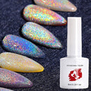 Glitter 8ml Rainbow Cat Eye Nail Gel Magnetic Gel Colorful Reflective Glitter