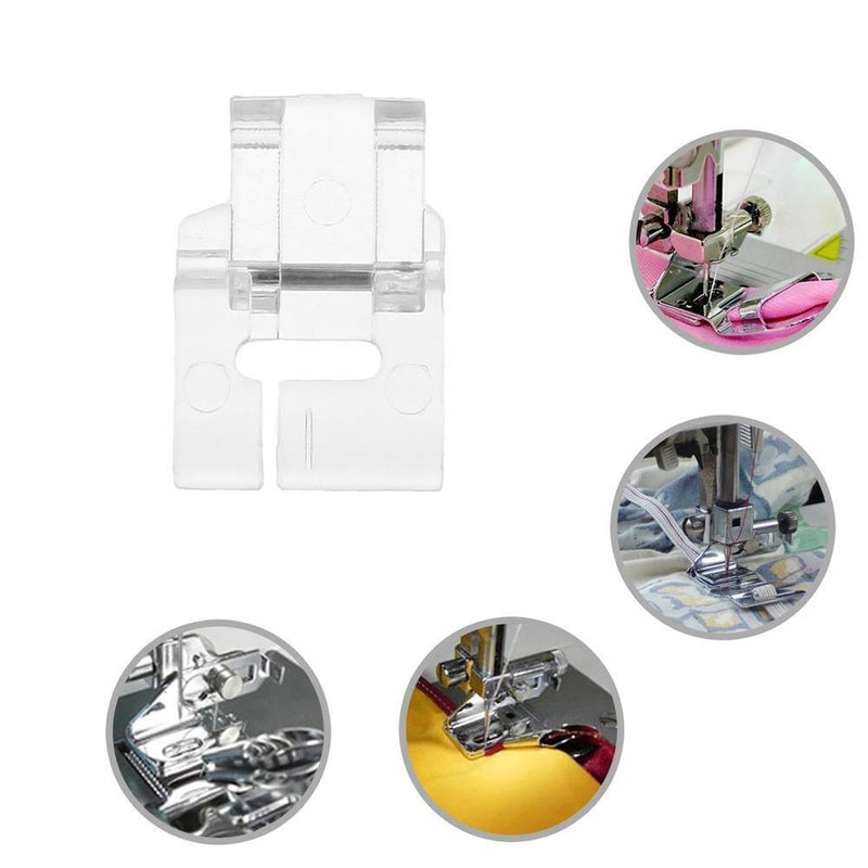 Transparent Plastic Short Satin Inlaid Presser Foot Feet Sewing Accessories