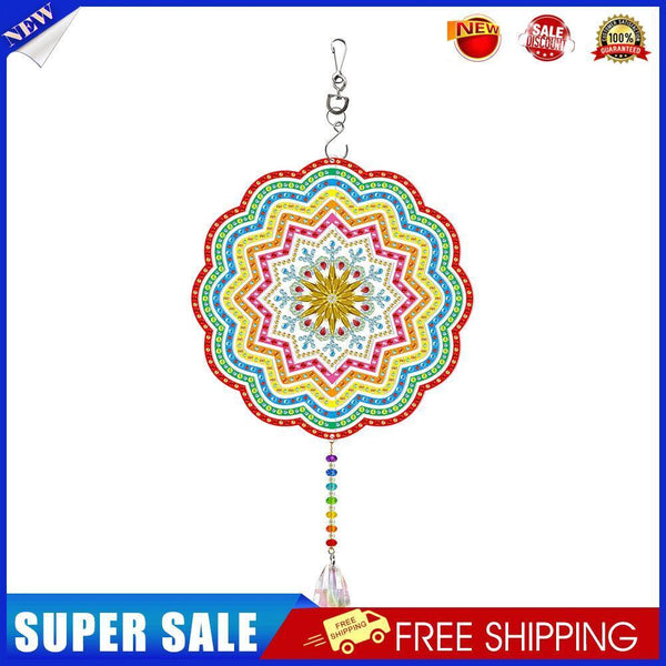 DIY Diamond Painting Double-sided Hanging Rotatable Wind Chime (GSP204)