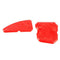 4pcs Smoothing Spatula Sealant Remover Caulking Scraper Grout Kit (Red) Newly
