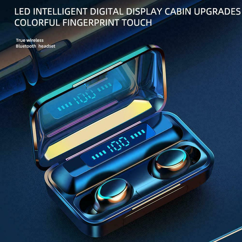 Bluetooth 5.0 Headset Wireless Earphone In-Ear Earbuds Stereo Hot J5B5