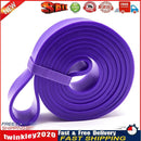 Elastic Resistance Band Exercise Gym Fitness Strength Belt (Purple 32mm) Newly