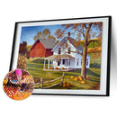 House Scenery Full Round Diamond Painting Mosaic Kit Rhinestone Wall Decor Cr