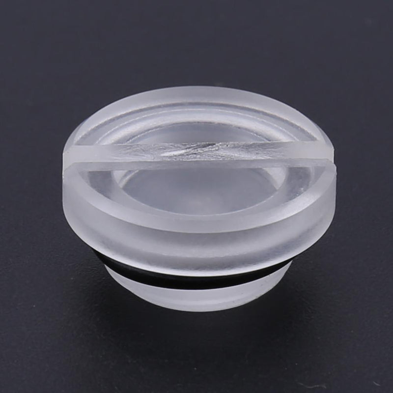 ALLOYSEED 1pc G1/4 Threaded Acrylic Hose Straight Plug for PC Water Cooling Sy