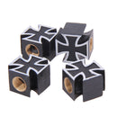 4pcs tires air valve cap tires wheel dust stems valve for car car truck-m