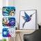5D Diamond Painting Kit Hummingbird Partial Special Shape DIY Wall Art Crafts