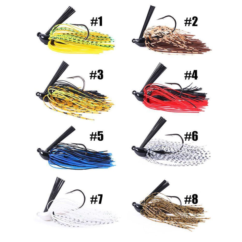 7cm 10g Fishing Lures Chatterbait Spinnerbait Artificial Wobbler Baits (4)