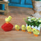 Plush Jumping Cartoon Chicken Baby Children Plush Fluffy Clockwork Toys N0S0