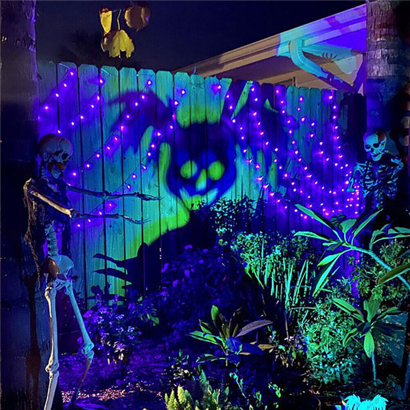 Evil Children Metal Silhouette Lawn Outdoor Plug-in Garden Sign Statue Decor