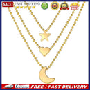 Charm Multi Layer Pendant Necklace Choker Women Moon Love Pendant Clavicle