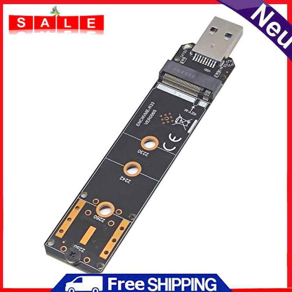 M.2 to USB Adapter M Key M2 PCIe SATA to USB 3.1 Gen 2 Type A SSD Adapter Card