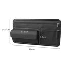 Car Auto Sun Visor Organizer Bill Pen Card Holder Sunglasses Case (Black) Newly