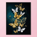11CT Full Embroidery DIY Butterflies Stamped Cross Stitch Art Needlework Ki