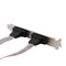 2-Port Serial RS232 DB9 Male COM Port to IDC 10pin Cable w/ Bracket