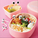 10pcs Mini Cartoon Eyes Fruit Fork Child Lunch Box Decor Dessert Toothpick Newly
