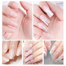 Nail Extension Gel Nail Art Extension Fiber Sheet Set Acrylic Tips Manicure