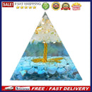 Crystal Energy Orgonite Pyramid Mold Gather Wealth Prosperity Peridot Heal Stone