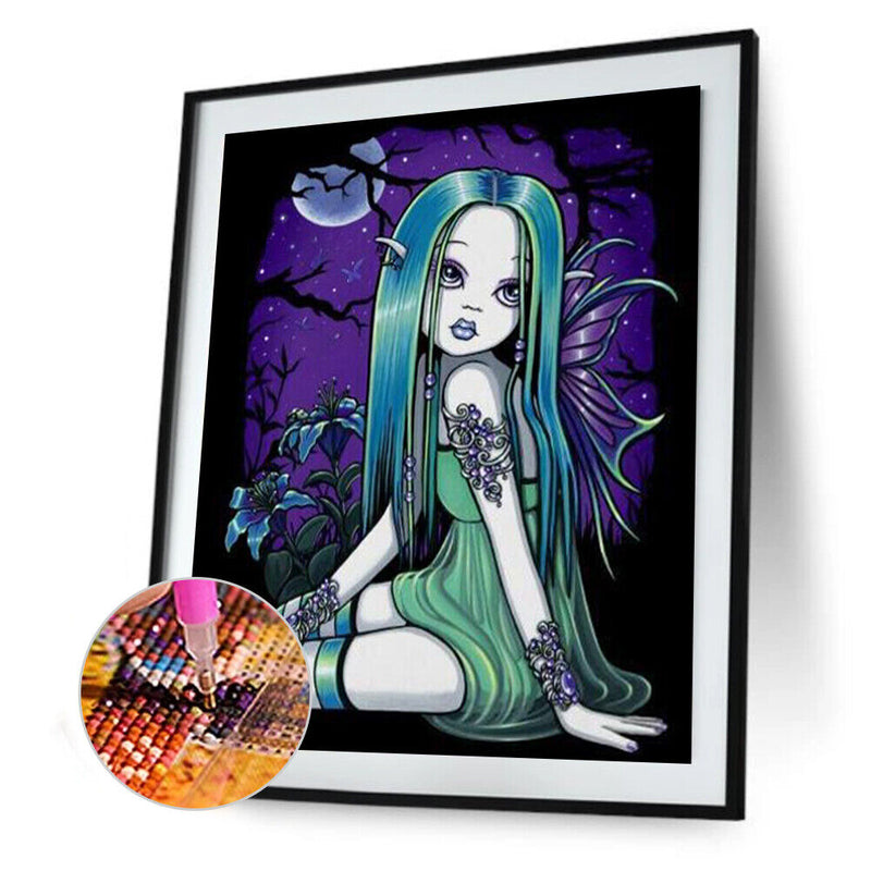 5D DIY Full Round Drill Diamond Painting Kit Grils Home Wall Art Craft Gift