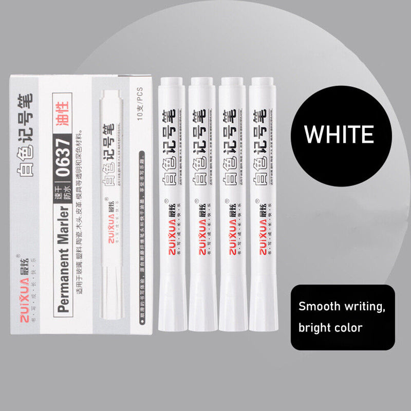 Diary Tire Painting Oily Waterproof Marker Pen Gel Pencil Graffiti Pens