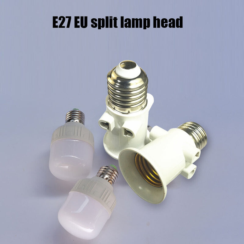 AC100-240V Lamp Base Converter Screw Mouth Home Lamp Holder Pbt for Home Be