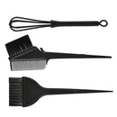 5pcs Hair Dye Bowl +3 Brush + 1 Ear Shield Combo Plastic Salon Hairdressing