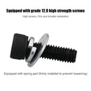 Aluminum Alloy Folding Footrest Pegs Bike Rear Pedals for Electric MTB Bicycle