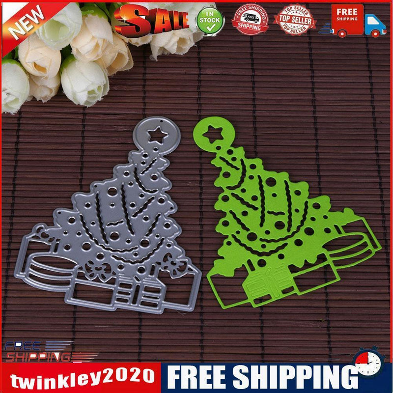 Christmas Tree Cutting Dies Stencils Scrapbook Embossing DIY Craft Card-176