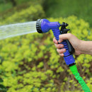 Adjustable Watering Gun Garden Hose Nozzle Lawn Car Washer Sprayer (Blue)